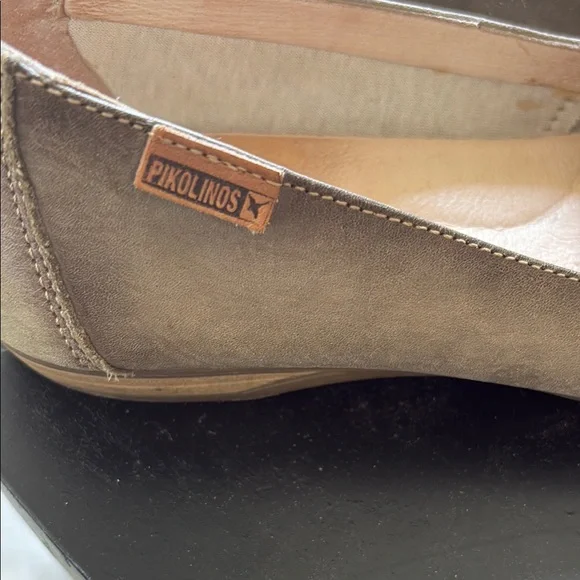 Brown Leather Women's Loafers - Picture 3 of 4
